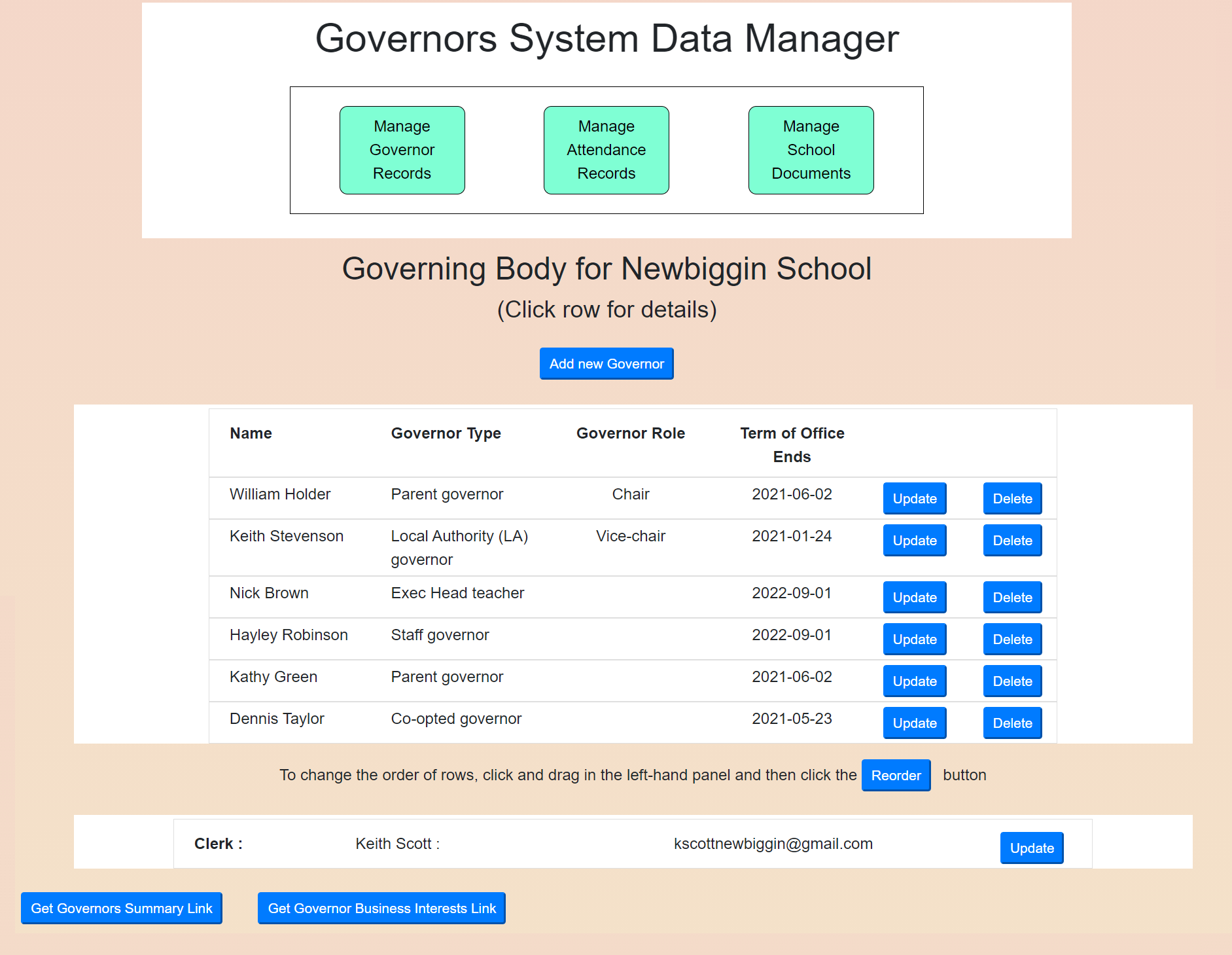 website example
